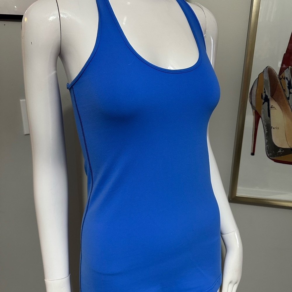 Lululemon Cool Racerback Tank Blue Size 6 - Picture 7 of 7